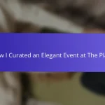 How I Curated an Elegant Event at The Plaza